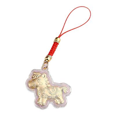 2026马年仿金999马上有钱吊坠