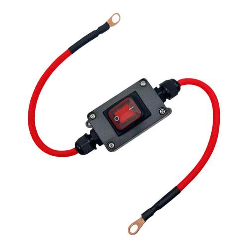 12V/24V伏摩托车电瓶断电开关直流防漏亏电踏板电动开关抽油泵机