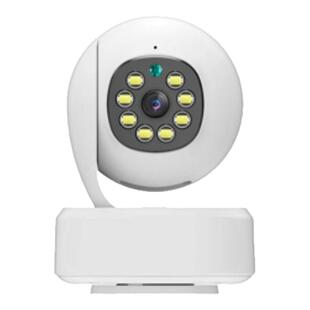 雄迈超级看看监控摄像头无线插卡wifi室内桌面摆放双目云台摇头机