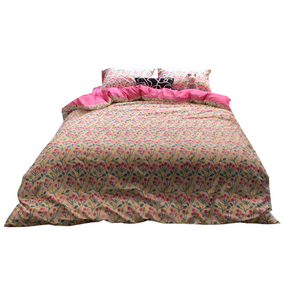 床单床笠三四件套全棉纯棉田园