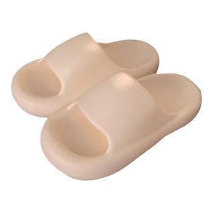 细细条 踩屎感eva防臭防滑软厚底拖鞋男女夏可爱室内ins奶酪凉拖