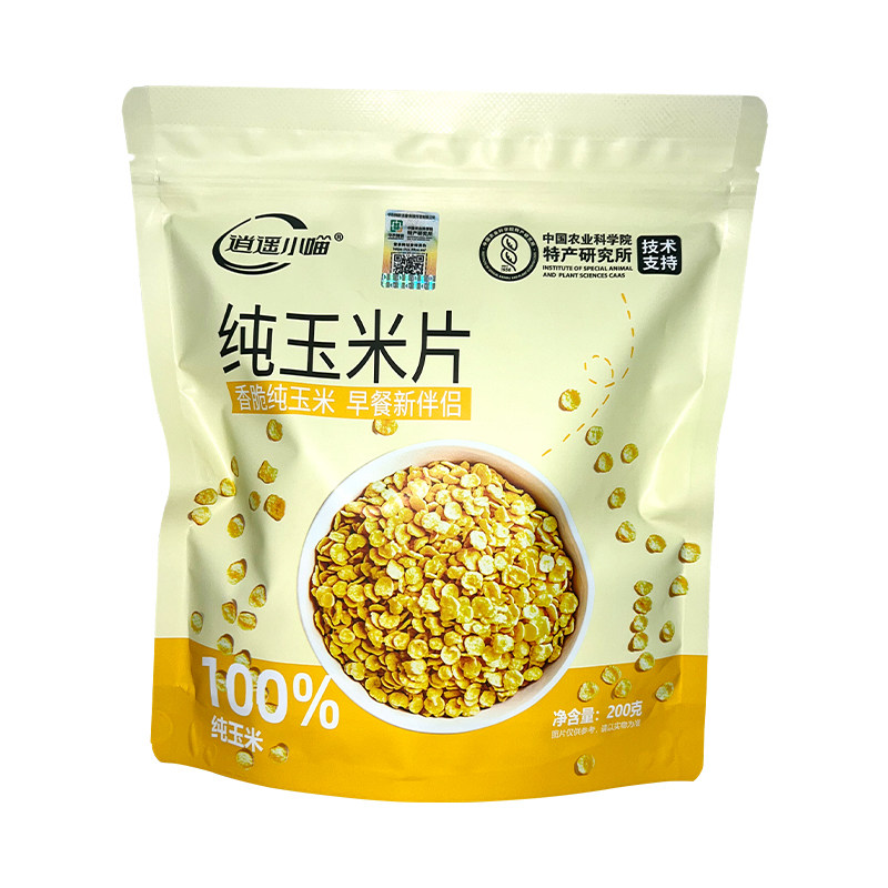 中国农科院玉米片非油炸休闲健康