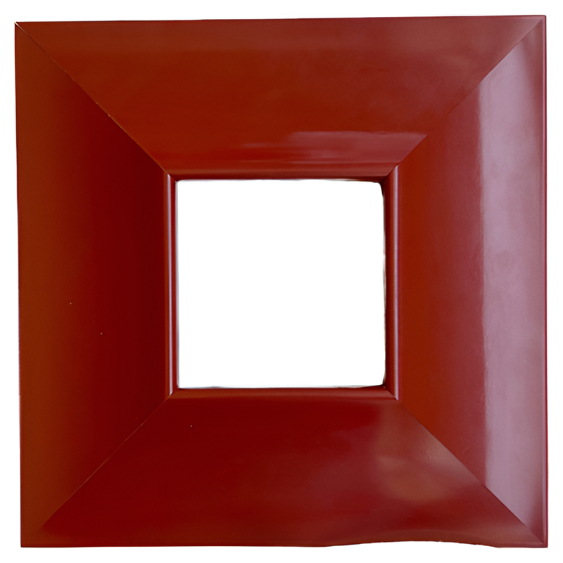 红色极简画框烤漆工艺现代简约实木油画框包邮美式