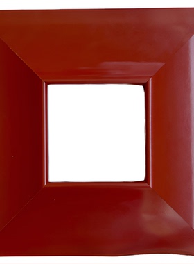 红色极简画框烤漆工艺现代简约实木油画框包邮美式