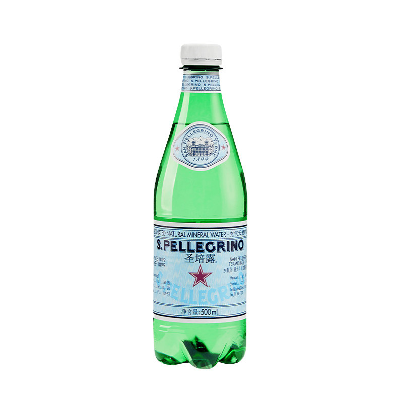 意大利SanPelligrino圣培露矿泉水气泡水500ml/250ml*24瓶整箱