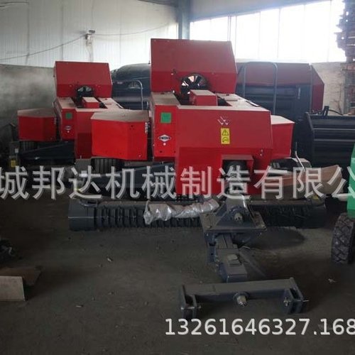 邦达青储饲料打包机牛羊草料青储打捆机秸秆揉丝打捆包膜机