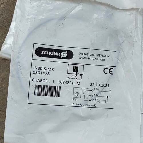 〔议价-可维修〕雄克SCHUNK雄克IN80-S-M8 0301478全新原