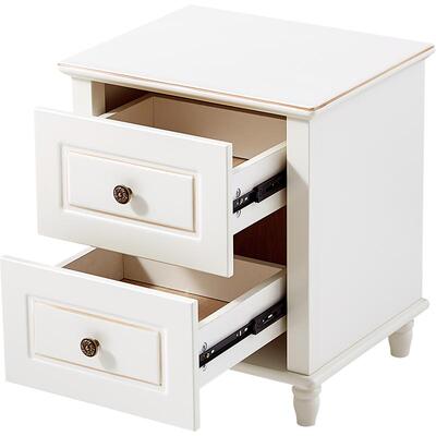 林氏木业床头柜美式卧室