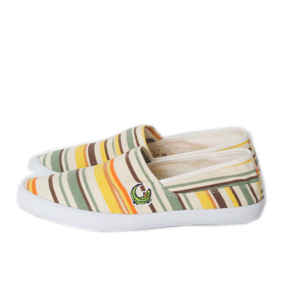 鳄鱼帆布圆头情侣款板鞋