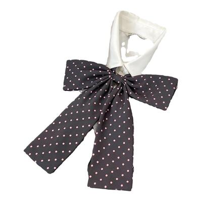 领结衬衫女蝴蝶结衣服配饰