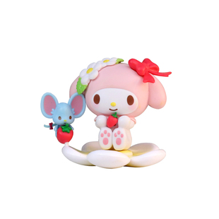 花意系列帕恰狗库洛米玉桂狗手办摆件KT盲盒公仔创意女孩生日礼物