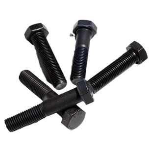 M6M8M10M12mm14-30/12.9级黑色外六角全牙螺丝钉加长螺栓杆合金钢