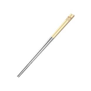 沃德百惠卡皮巴拉筷子抗菌防霉家用316不锈钢餐具情侣学生收纳盒