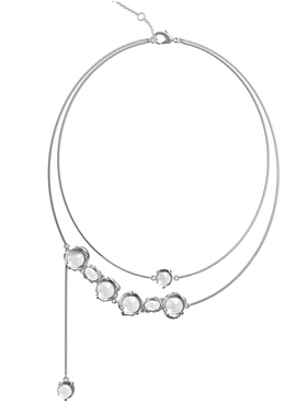 原创设计风高级感双层锁骨链