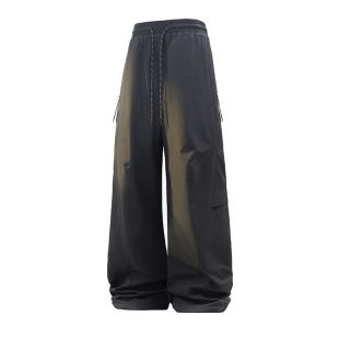 NASA STUSY美式2026新款秋冬装男款休闲长裤子加厚保暖工装羽绒裤