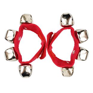 儿童摇铃打击乐器腕铃手摇铃舞蹈脚铃幼儿园表演早教教具铃铛益智