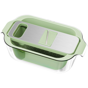 【陈洁KK专属】克欧克不锈钢切菜神器家用土豆切丝器萝卜沥水篮