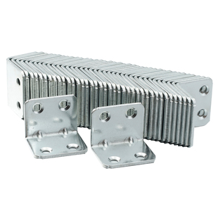 加厚角码直角固定件L型90度带孔铁片维修橱柜桌椅抽屉层板固定片