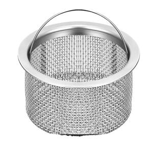 厨房水槽垃圾过滤网洗碗水池304不锈钢下水道防堵提笼通用残渣