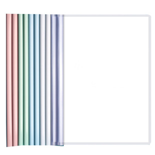 加厚抽杆夹A4资料夹拉杆夹文件夹档案夹小学生用书皮书夹子试卷收纳册抽拉杆透明插页办公用品活页夹a4装订