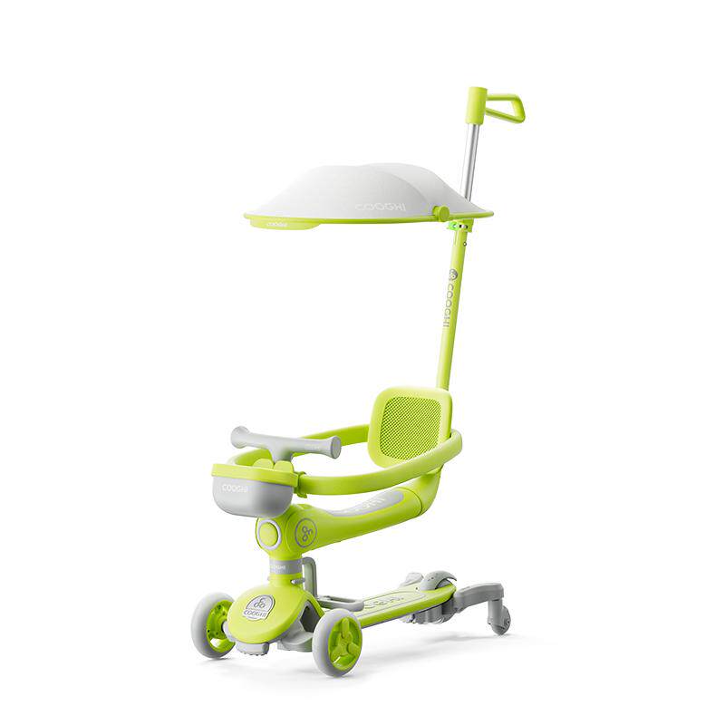 酷骑K4儿童三轮车脚踏车1到5岁平衡宝宝手推车遛娃神器周岁礼物