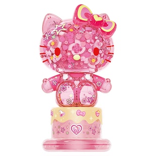 月光社三丽鸥哈喽hellokitty花簇大体拼装积木花夜灯手工玩具女孩