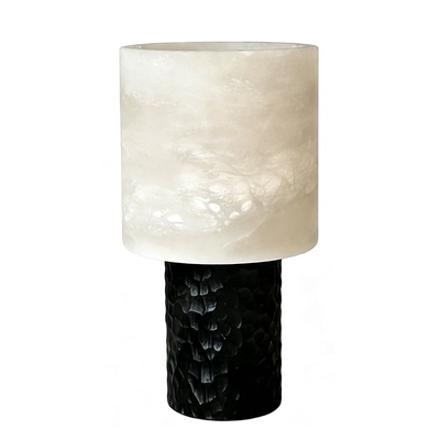 云石台灯氛围感实木2025新款台灯卧室床头灯特别好看的台灯汀上影