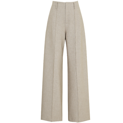 夏莫卡高智大女主风西装阔腿裤