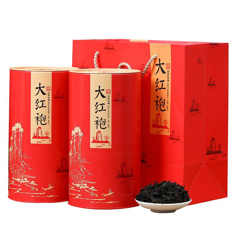 2026新茶浓香型碳焙大红袍茶叶乌龙茶散装罐装礼盒装500g