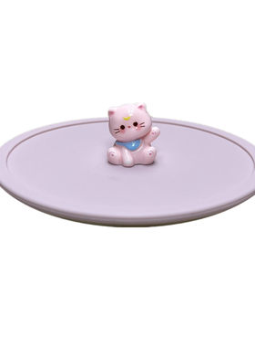 猫咪硅胶防尘保温防摔马克杯盖