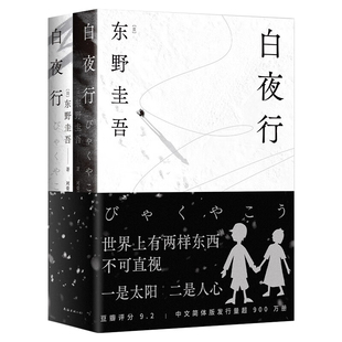 【2025新版印签版 赠书签】白夜行上下2册东野圭吾 900万册纪念版日本侦探悬疑推理小说 解忧杂货店 官方正版 放学后幻夜嫌 新经典