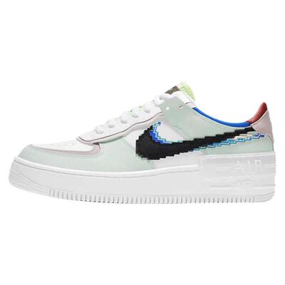 白绿粉像素马卡龙板鞋