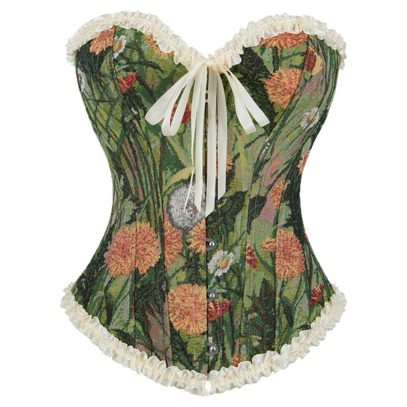 艾米丽复古油画风女士束腰美体宫廷塑身上衣塑形束身衣corset