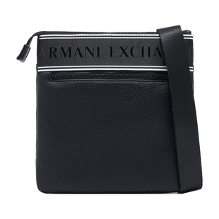 ARMANI EXCHANGE/阿玛尼春夏新款男士拉链扁平方形单肩斜挎邮差包