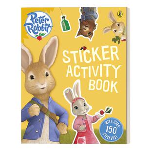 英文原版 Peter Rabbit Animation: Sticker Activity Book  彼得兔动画电影 儿童贴纸活动书