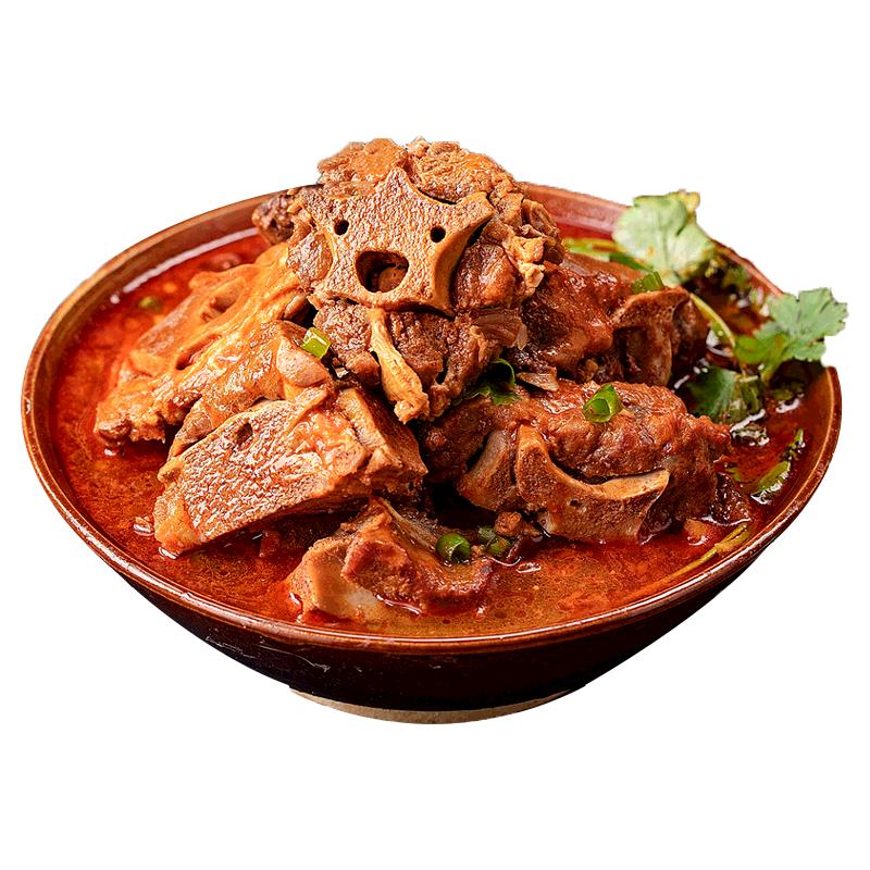 老北京羊蝎子6斤羊肉原湯加熱即食熟羊脊骨懶人火鍋食材麻辣醬香