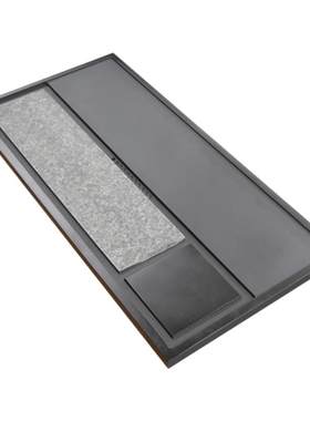 乌金石茶盘家用石头茶台石材