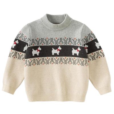 戴维贝拉男童羊绒毛衣套头衫