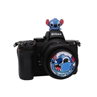 史迪仔相机卡通镜头盖热靴M50小痰盂49mm适用索尼富士尼康佳能R50