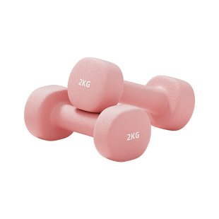 浸塑哑铃女士健身家用男生青少年小学生儿童实心铸纯铁迷你小哑铃