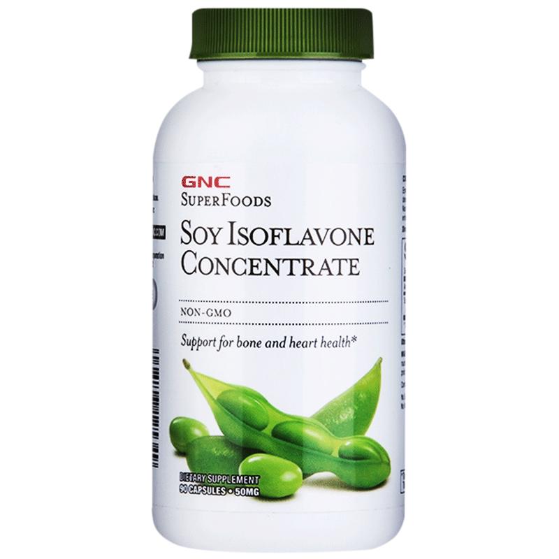 【官方直营】GNC健安喜大豆异黄酮胶囊雌激素更年期50mg*90粒女人