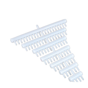 塑胶空气分流器鱼缸增氧泵氧气管水族气排头配件16 8 4多孔分配器