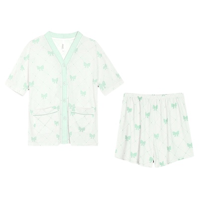 红豆女士凉感莱塞尔棉夏季睡衣