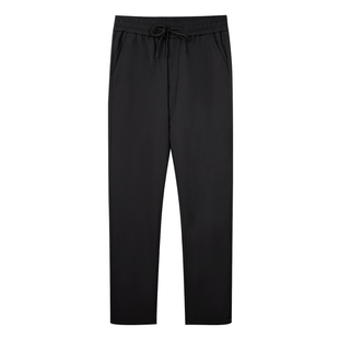 才子鹅绒羽绒裤男士2025冬季新款修身直筒加厚松紧腰外穿休闲裤子