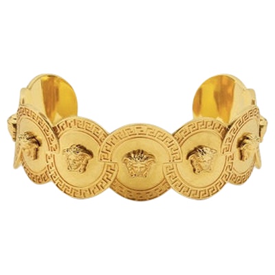 【12期免息】VERSACE/范思哲 女士Tribute开口手镯