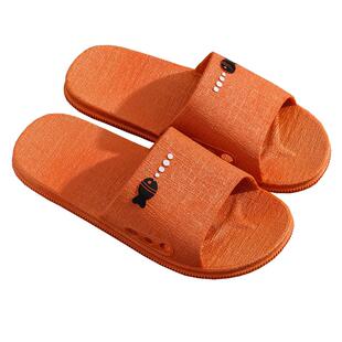 夏天可爱男士浴室拖鞋女士夏季室内家用情侣软底防滑洗澡冲凉拖鞋