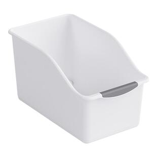 厨房收纳盒抽拉式零食锅具调料置物架橱柜整理盒带滑轮杂物储物筐