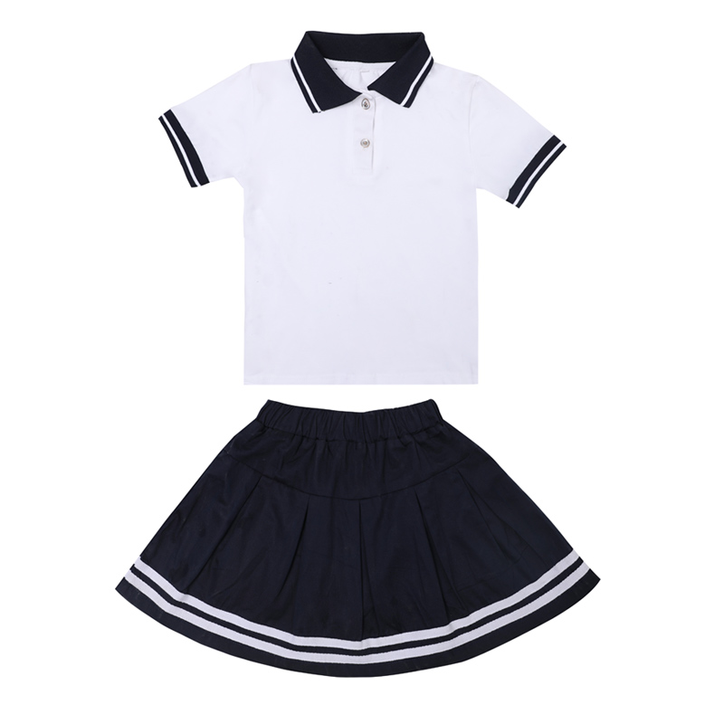 幼儿园园服夏装夏季套装小学生校服纯棉班服儿童短袖毕业照服定制