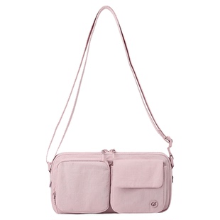 Colorful Fox新款2026lulu同款单肩布包斜挎小包多口袋尼龙布女包