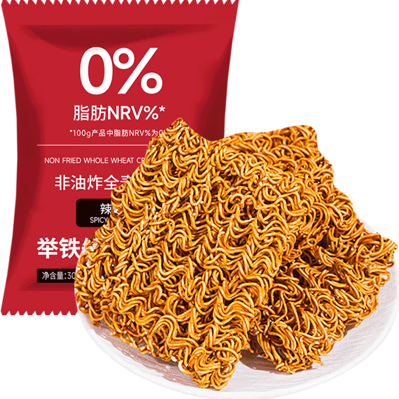 全麦干脆面荞麦干吃面